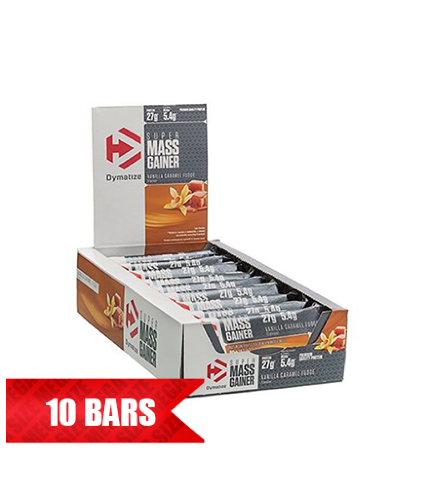 DYMATIZE - Super Mass Gainer Bar /10 x 90g (10 дози) / 900g DYMATIZE - Super Mass Gainer Bar /10 x 90g (10 дози) / 900g