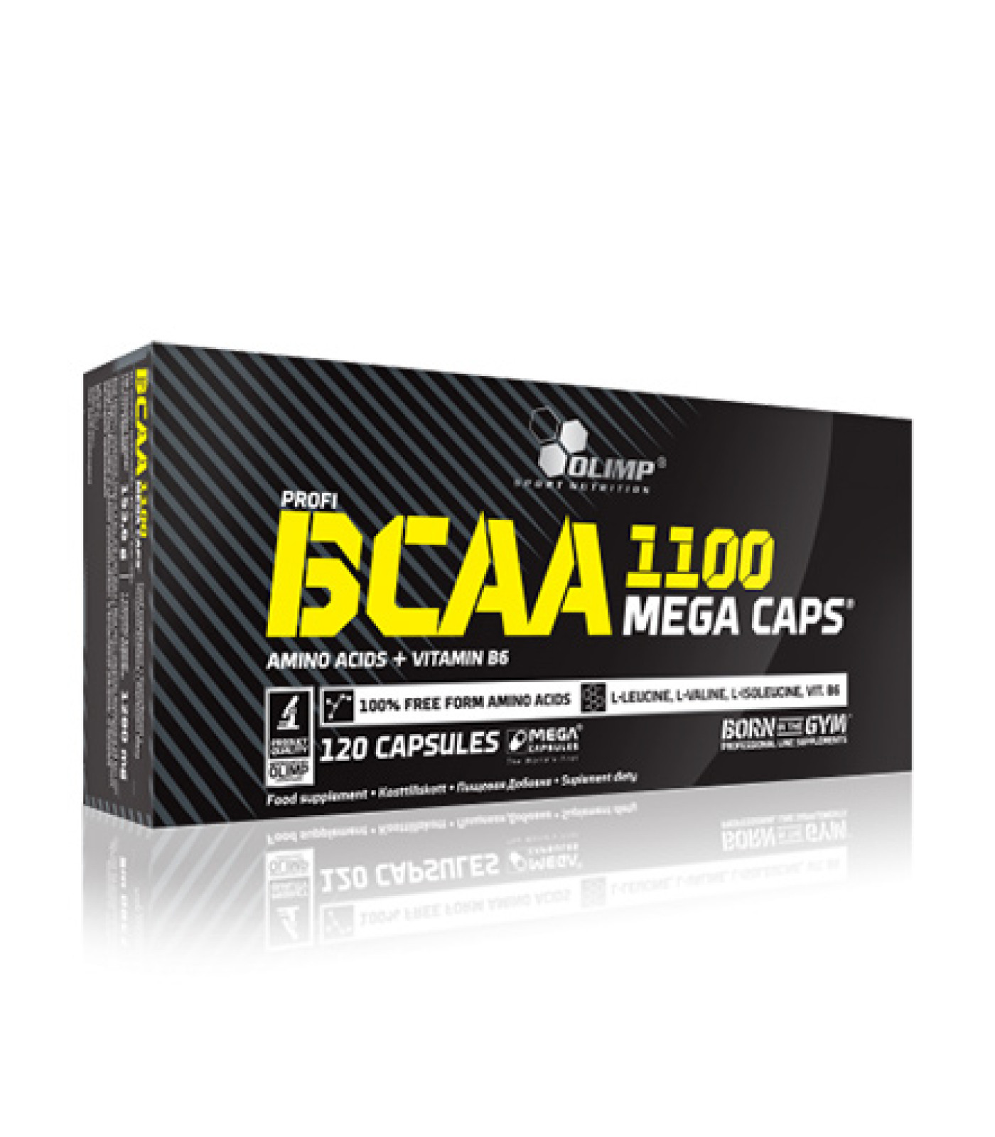 OLIMP - BCAA Mega Caps 1100 mg / 120 Caps (20 дози)