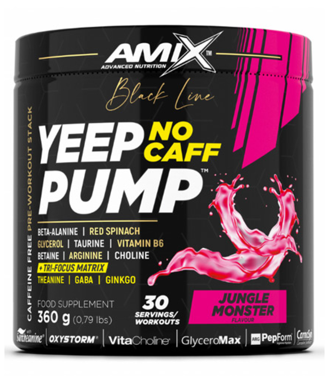 AMIX - Black Line Yeep Pump NO CAFF (30 дози)