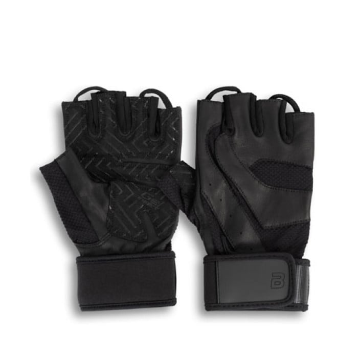 BIOTECH USA - MARY Wrist Support Leather Gloves / Black