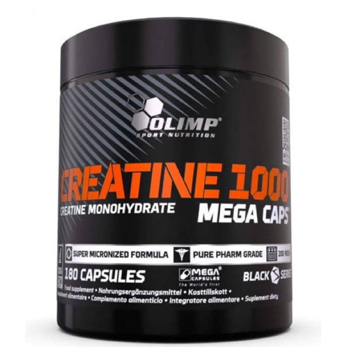 OLIMP - Creatine 1000 Mega Caps / 180 Caps (60 дози)