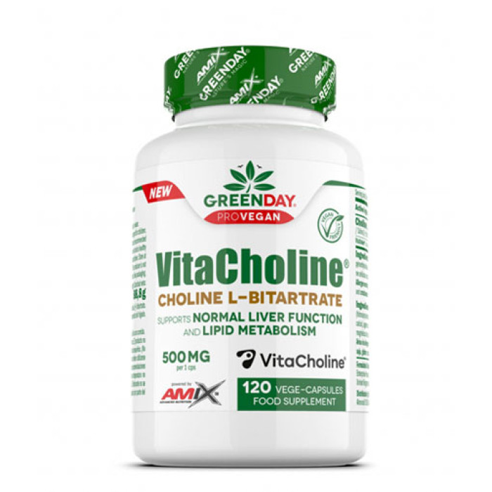 AMIX - Choline Bitartrate VitaCholine® 500 mg / 120 Vcaps