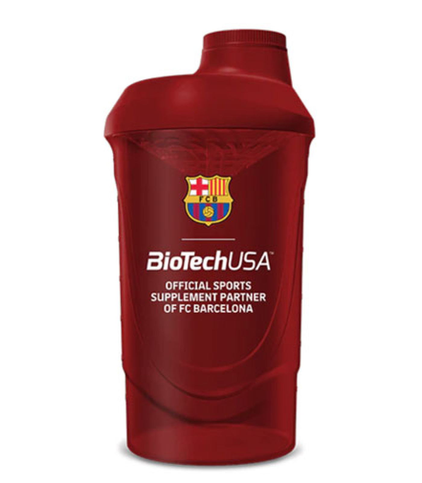 BIOTECH USA - FC Barcelona Shaker / Red / 600 ml