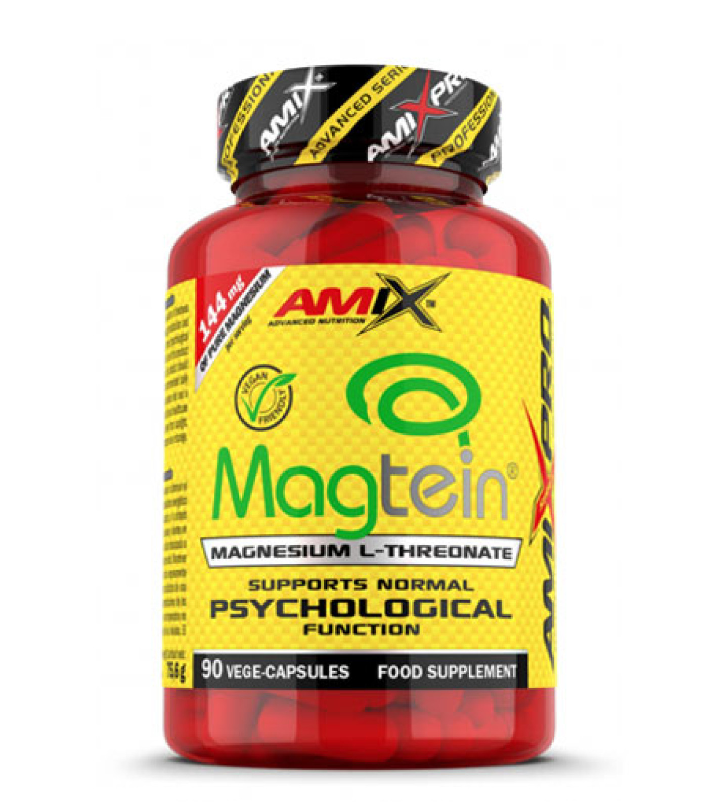 AMIX - Magtein Magnesium Threonate / 90 Caps (30 дози)