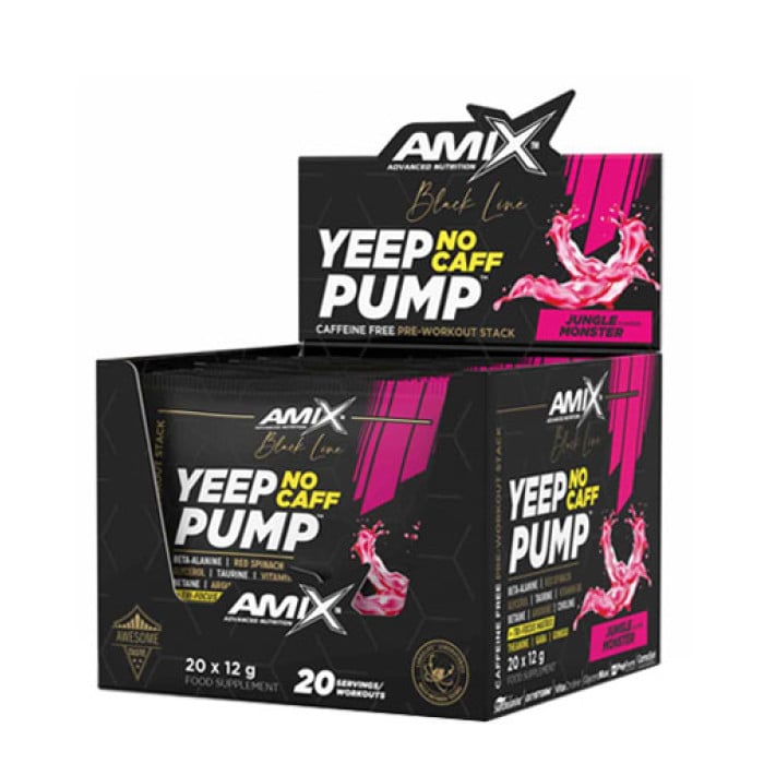 AMIX - Black Line Yeep Pump NO CAFF / 20 x 12 g