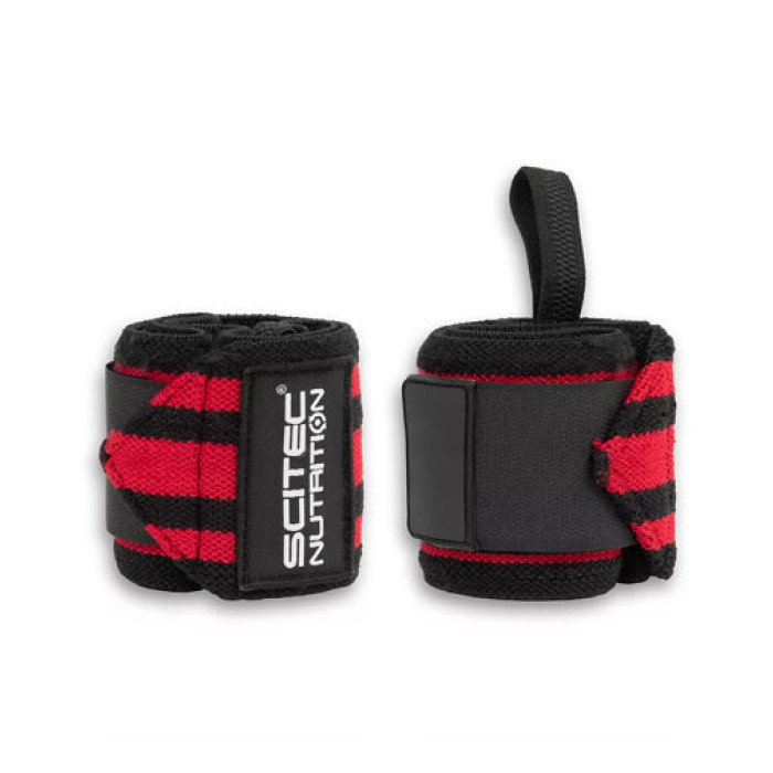 SCITEC - Wrist Wraps with Velcro / Black