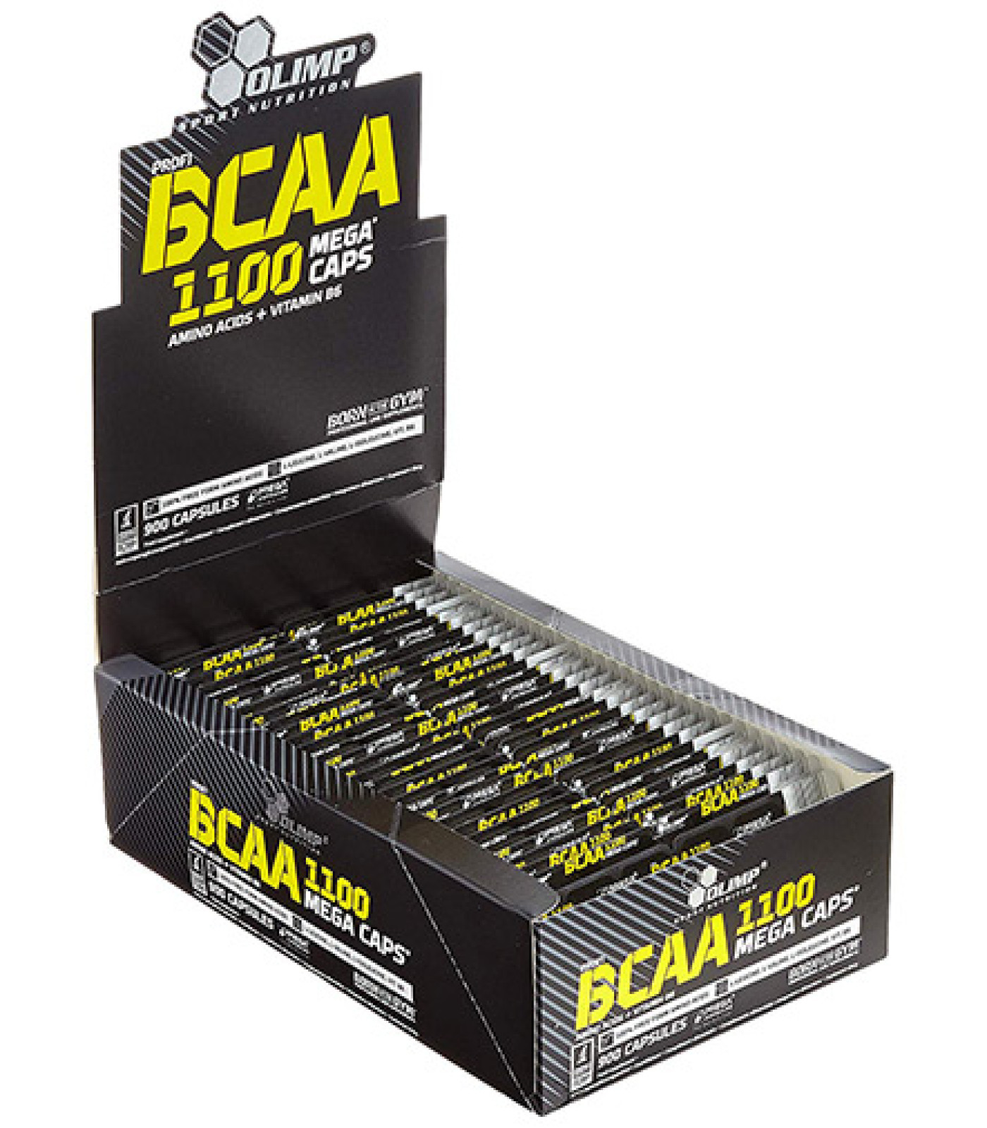 OLIMP - BCAA Mega Caps 1100 mg / 900 Caps (150 дози) OLIMP - BCAA Mega Caps 1100 mg / 900 Caps (150 дози)