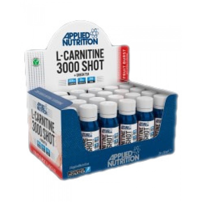 Applied Nutrition - L-Carnitine 3000 Shot | + Green Tea / 38 мл, 24 дози