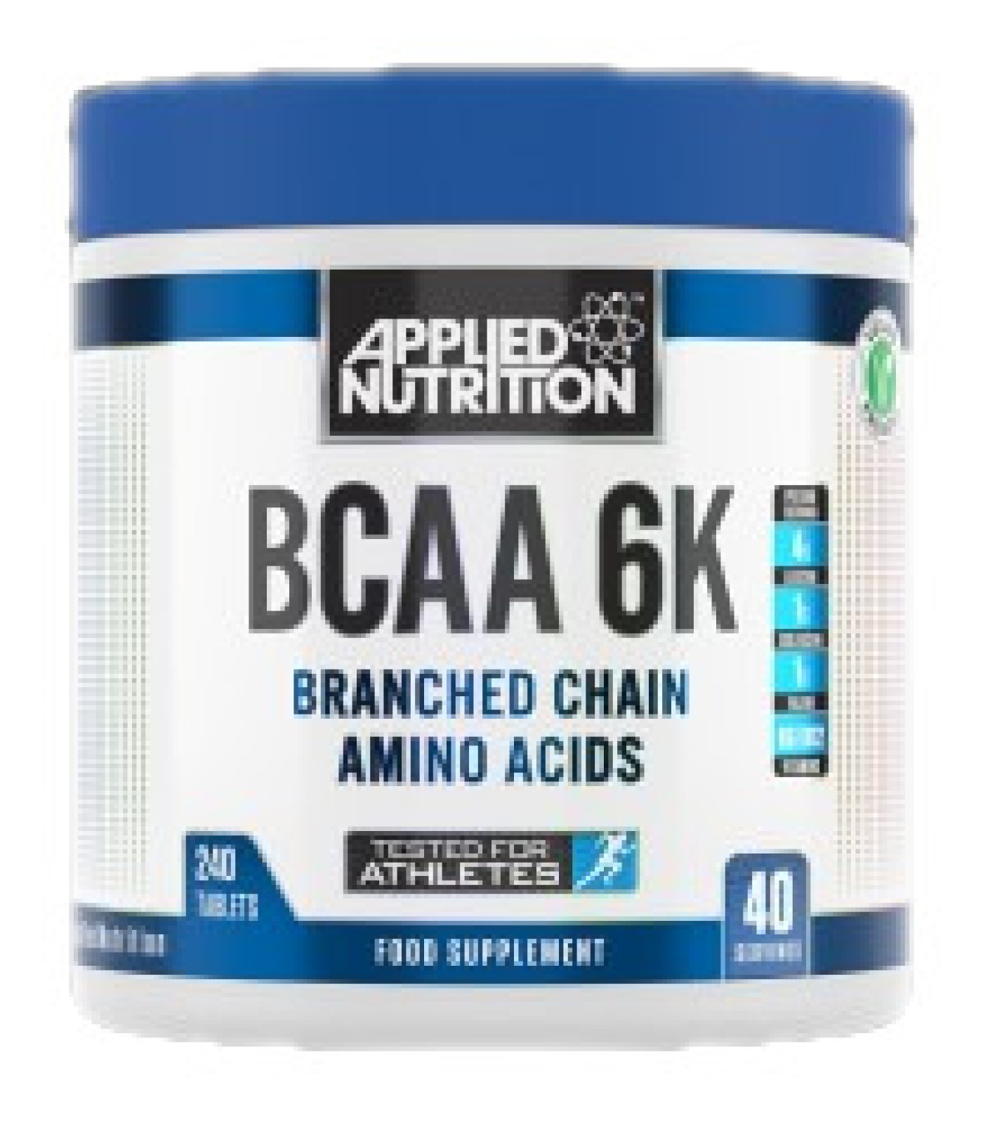Applied Nutrition - BCAA 6K / 240 Таблетки, 40 дози