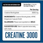 Applied Nutrition - Creatine 3000 / 120 капсули, 30 дози