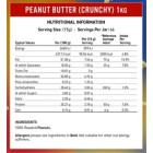 Applied Nutrition - Fit Cuisine 100% Peanut Butter - Crunchy / 350 грама