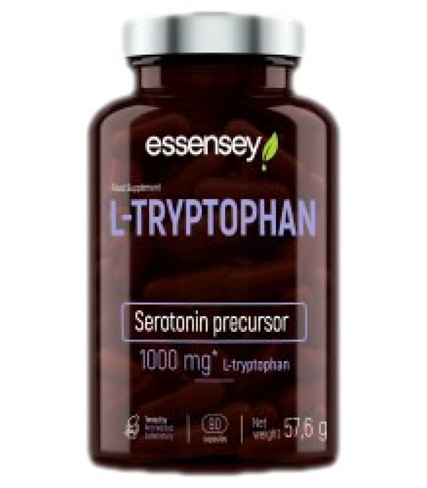 ESSENSEY - L-Tryptophan 500 mg / 90 капсули, 45 дози