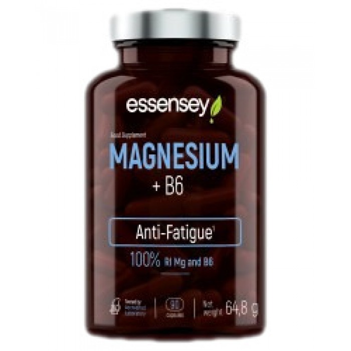 ESSENSEY - Magnesium 187.5 mg + B6 / 90 капсули, 45 дози