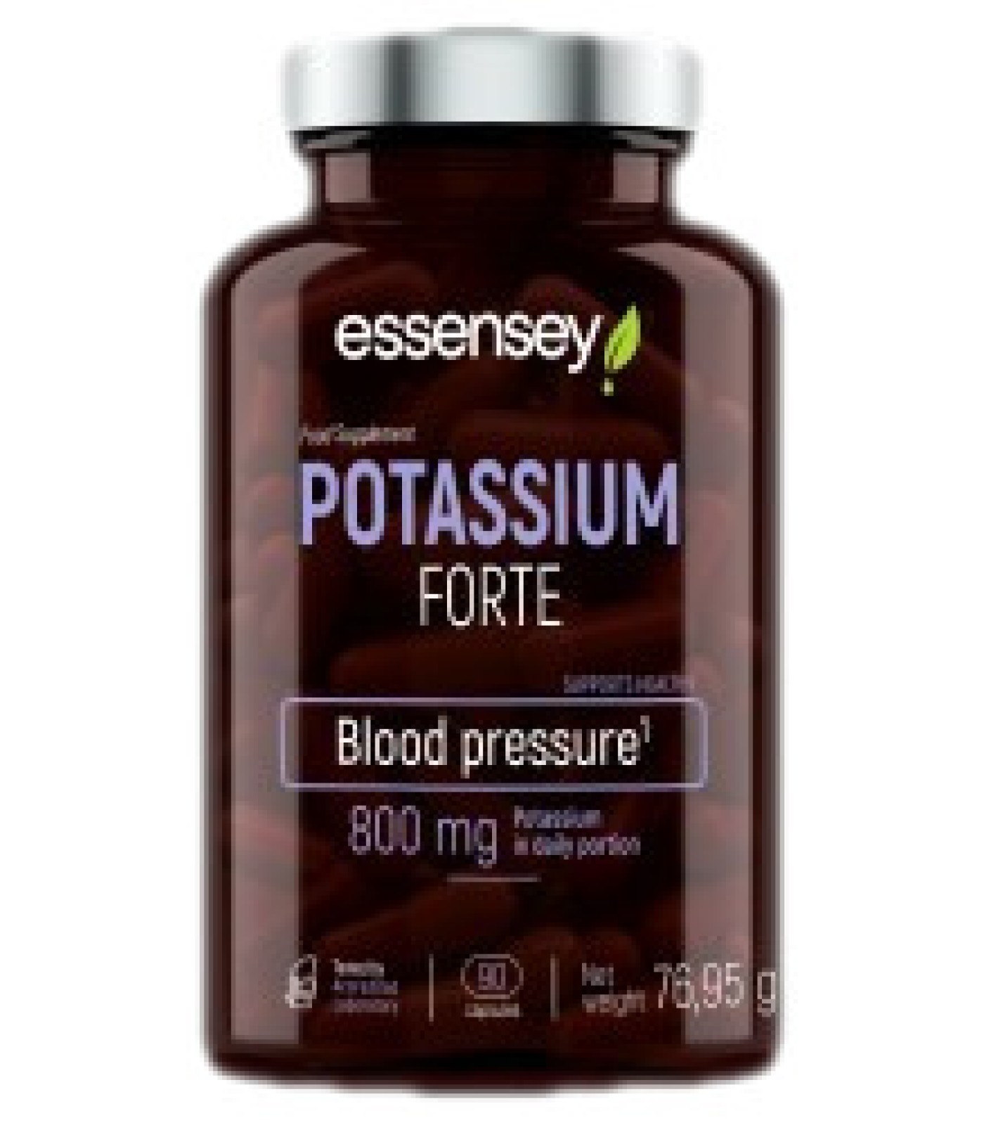 ESSENSEY - Potassium Forte 400 mg / 90 капсули, 90 дози