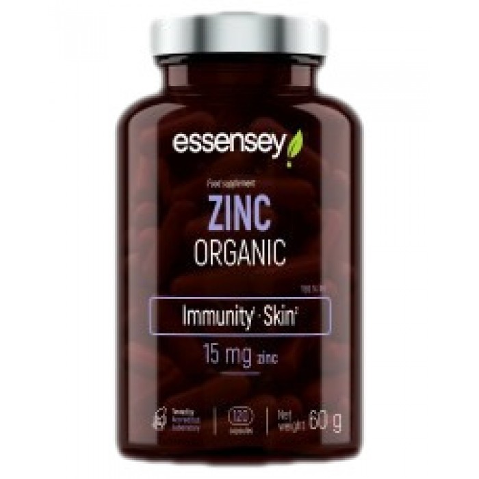 ESSENSEY - Zinc Organic 15 mg / 90 капсули, 90 дози