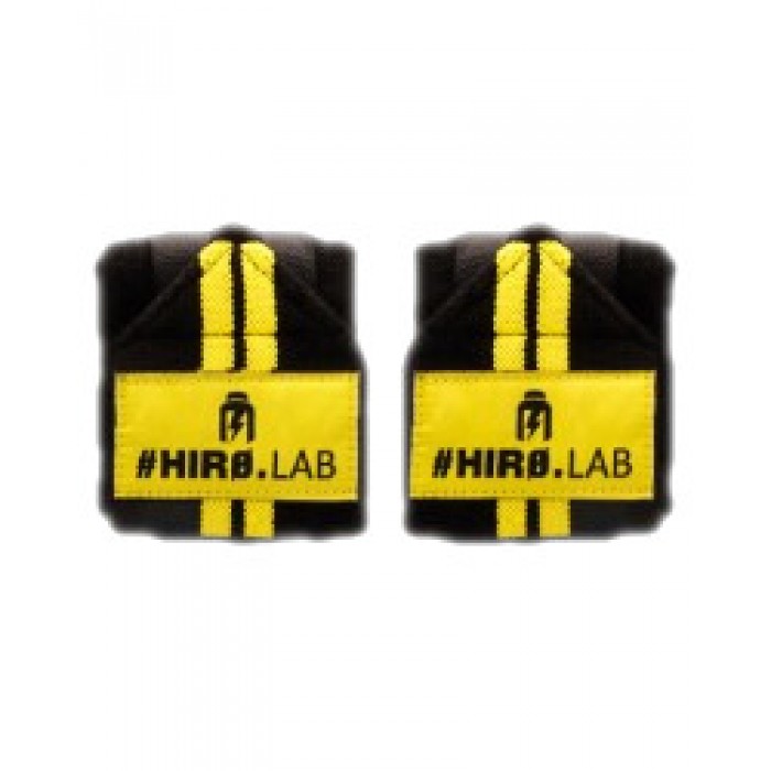 Hero.Lab - Hero Wrist Wraps | Black & Yellow