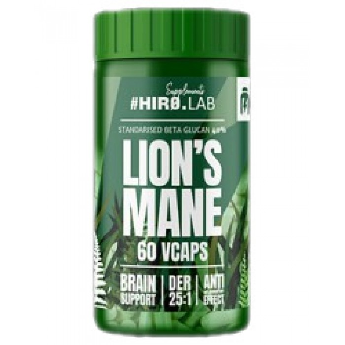 Hero.Lab - Lion's Mane | 40% Beta-Glucans / 60 капсули