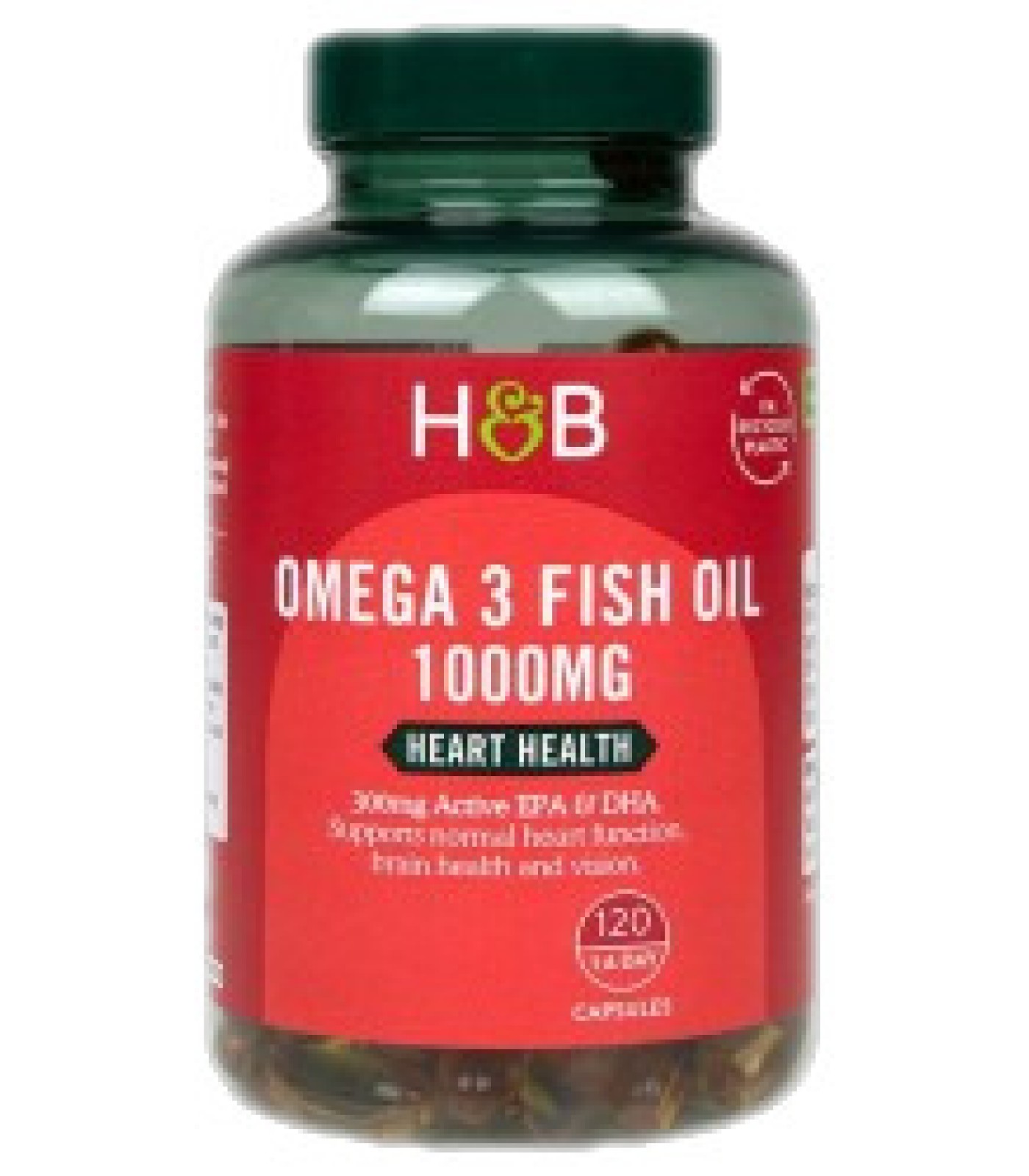 Holland And Barrett Omega 3 Fish Oil Concentrate 1000 mg / 120 Гел