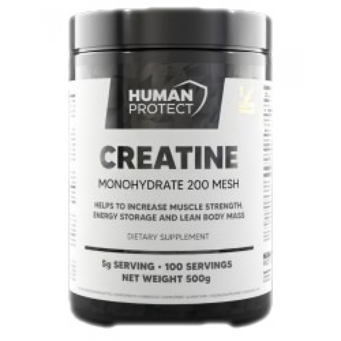 Human Protect - Creatine Monohydrate Powder / 500 грама, 100 дози