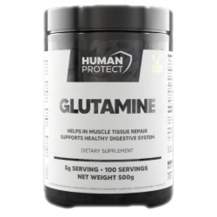 Human Protect - Glutamine Powder / 500 грама, 100 дози