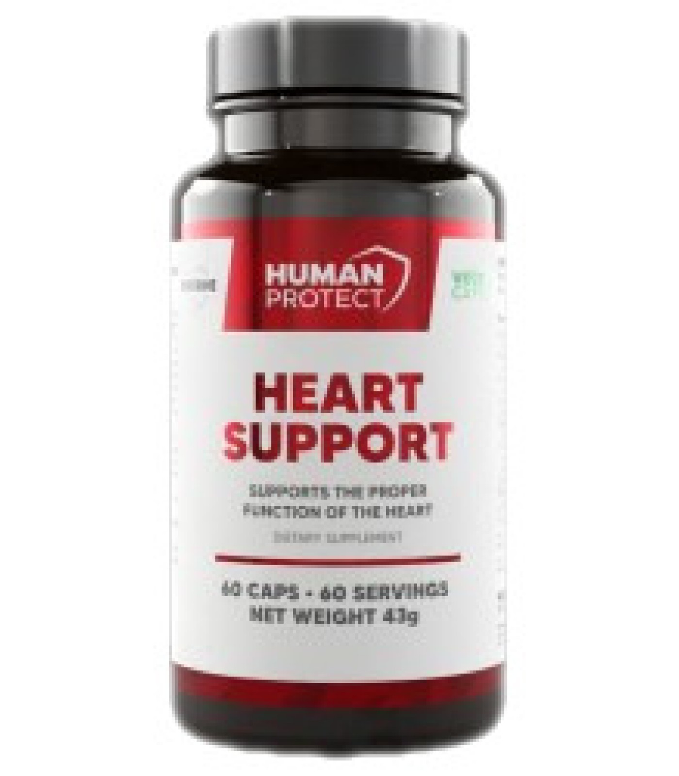 Human Protect - Heart Support | Proper Heart Function Support / 60 капсули, 60 дози