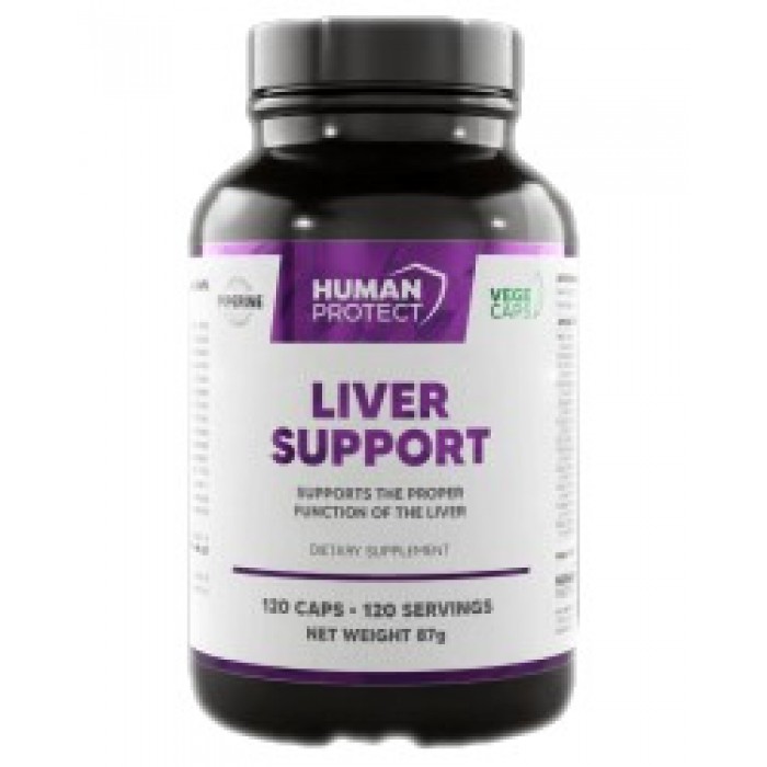 Human Protect - Liver Support | Proper Liver Function Support / 120 капсули, 120 дози
