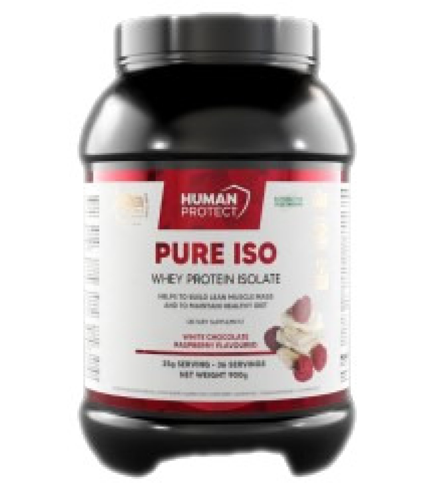 Human Protect - Pure Iso | Whey Protein Isolate / 900 грама, 36 дози