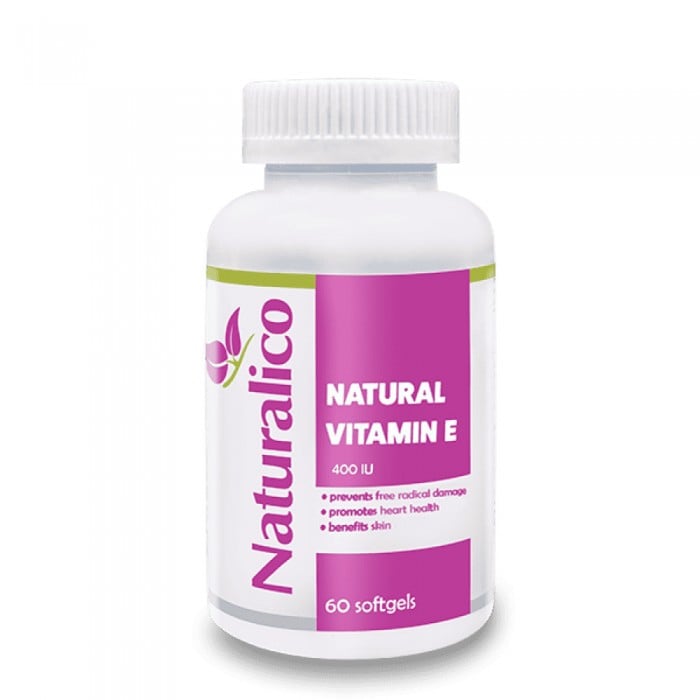 NATURALICO Natural Vitamin E 400 IU 60 меки капсули