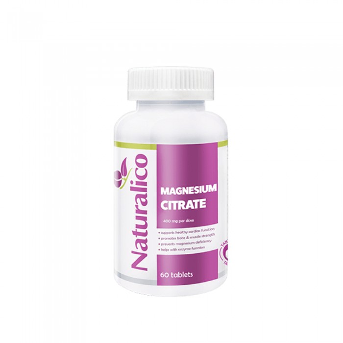 NATURALICO Magnesium Citrate 60 таблетки