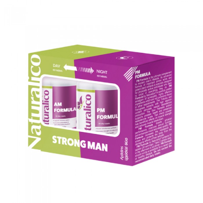 NATURALICO Strong Man AM/PM Formula 2 x 60 таблетки