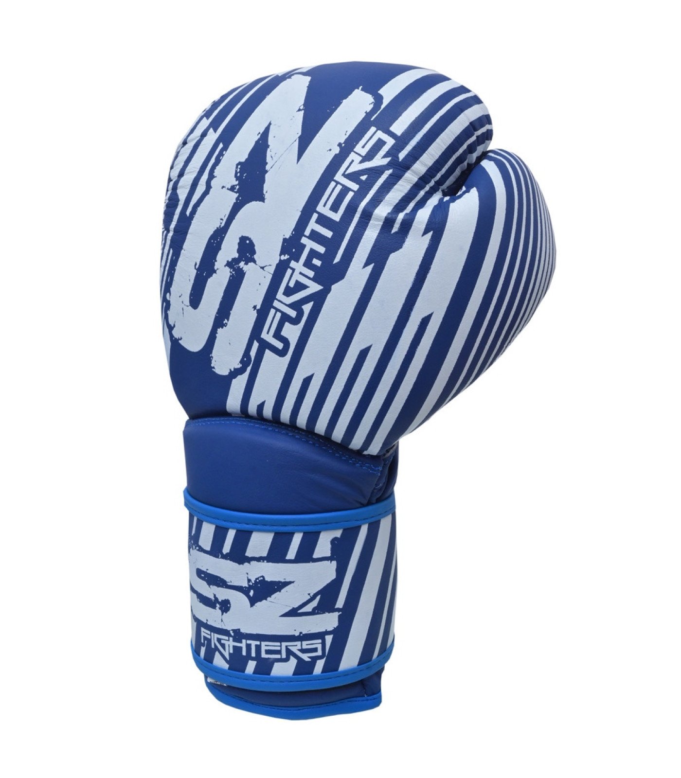 SZ Fighters - Боксови ръкавици Естествена кожа - Plasma 2.0 - Blue/White​