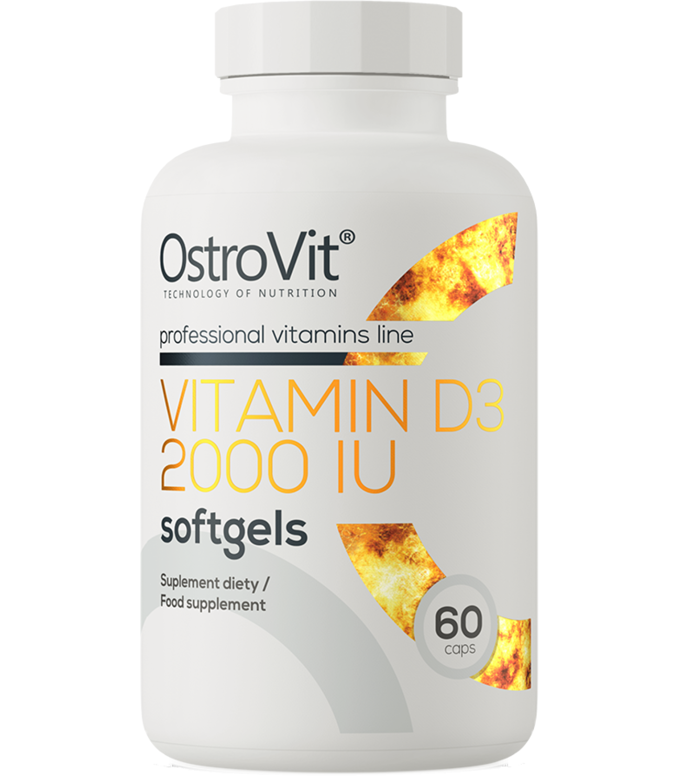 OstroVit Vitamin D3 2000 / 60 Гел капсули