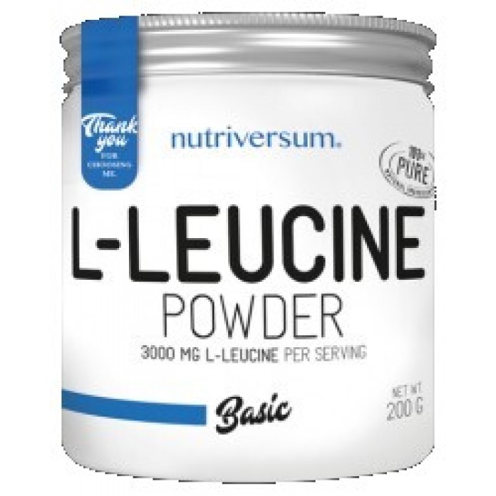 Nutriversum - L-Leucine Powder | 100% Pure Leucine / 200 gr.