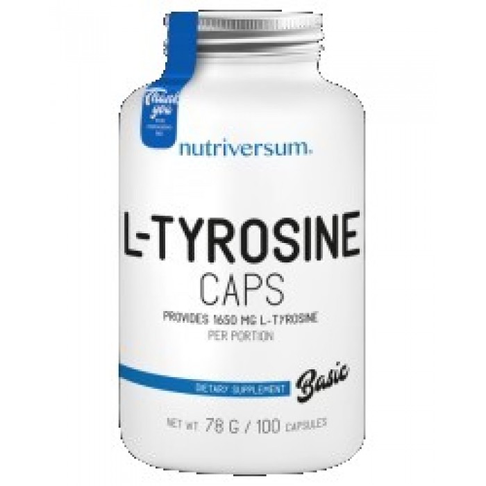 Nutriversum - L-Tyrosine Caps 550 mg / 100 caps.