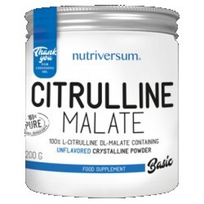 Nutriversum - Citrulline Malate Powder | 100% Pure / 200 gr.