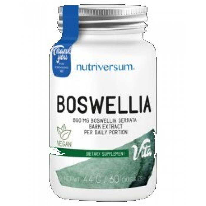 Nutriversum - Boswellia 400 mg | Boswellia Serrata Bark Extract / 60 caps.