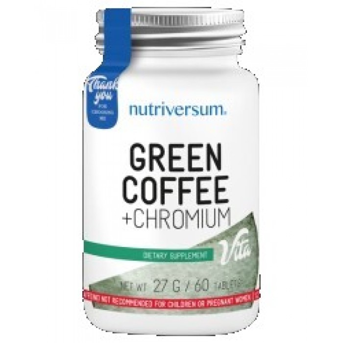 Nutriversum - Green Coffee + Chromium / 60 tabs.