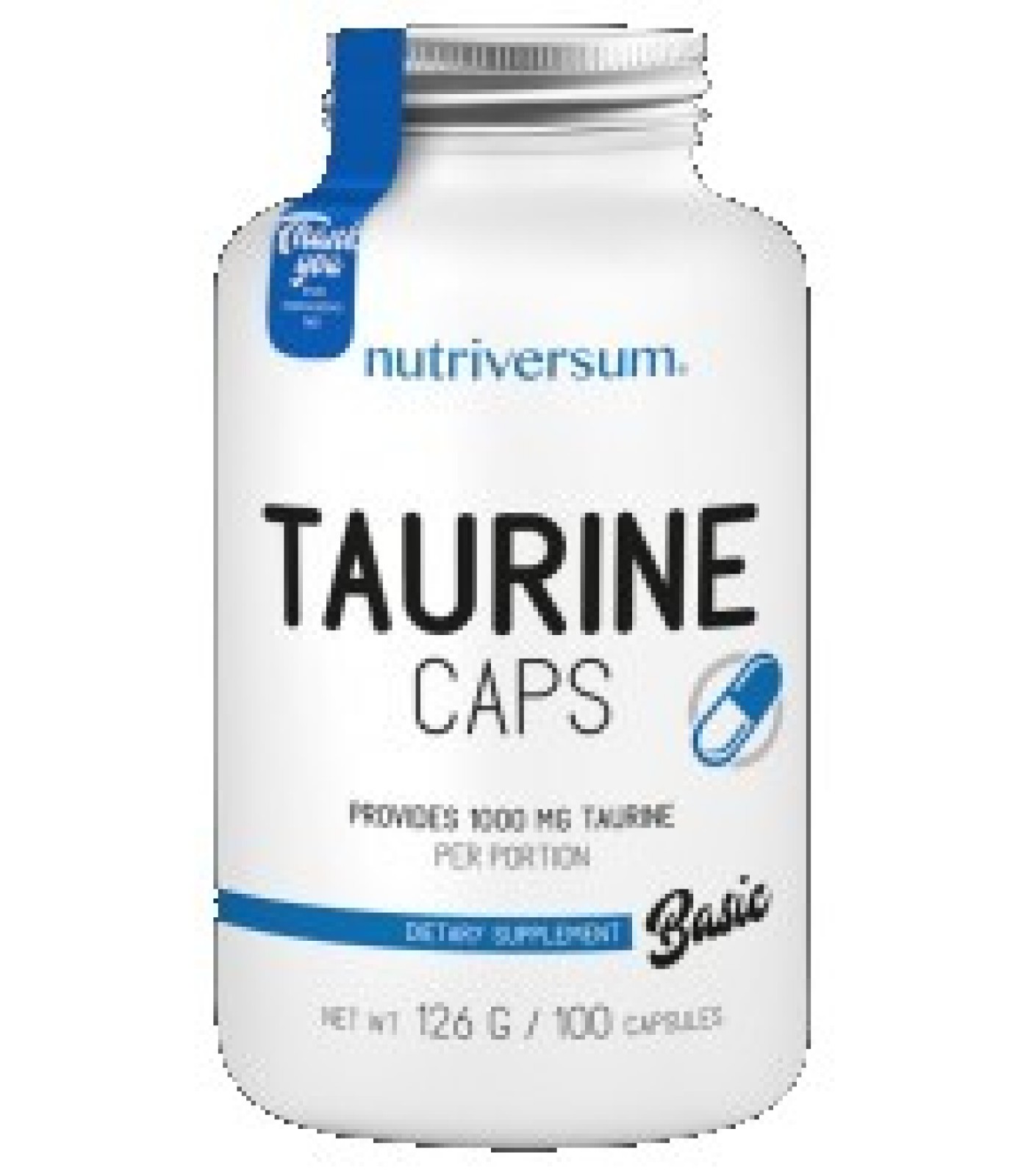 Nutriversum - Taurine Caps 1000 mg / 100 caps.