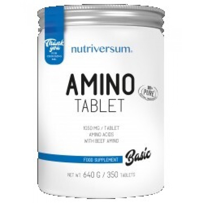 Nutriversum - Amino Tablet | from Whey & Beef Protein / 350 tabs.