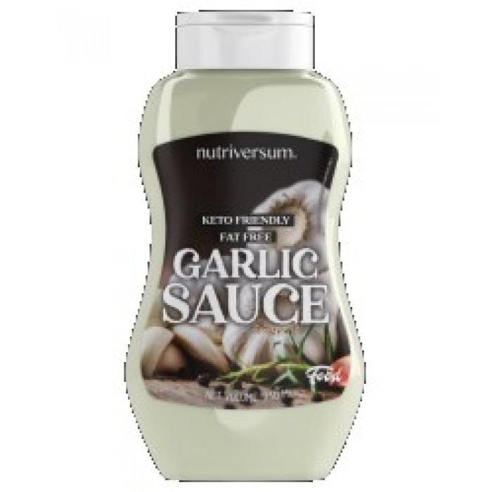 Nutriversum - Garlic Sauce | Keto Friendly Zero Calorie / 350 ml.