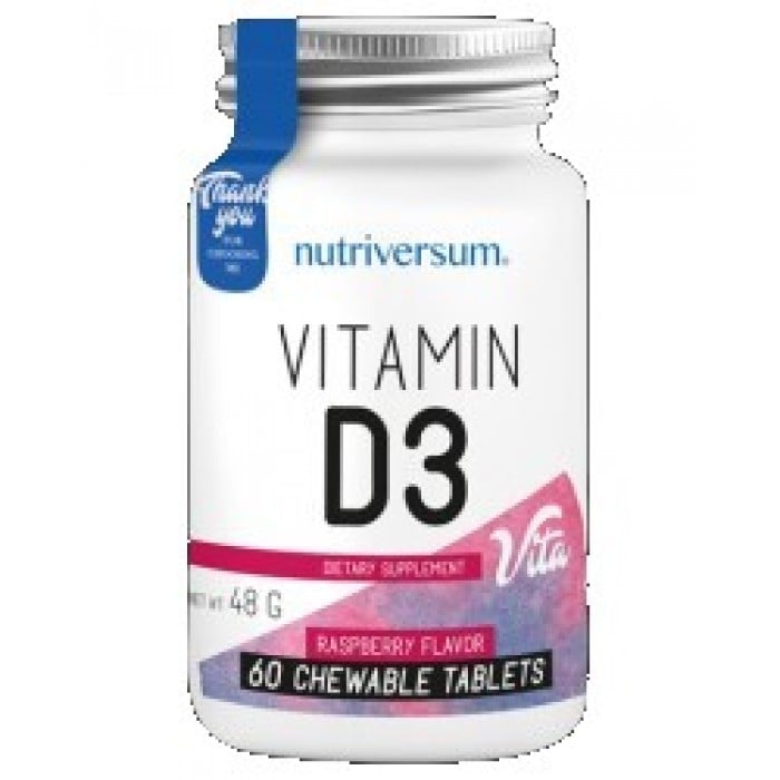 Nutriversum - Vitamin D3 2000 | Chewable / 60 tabs.