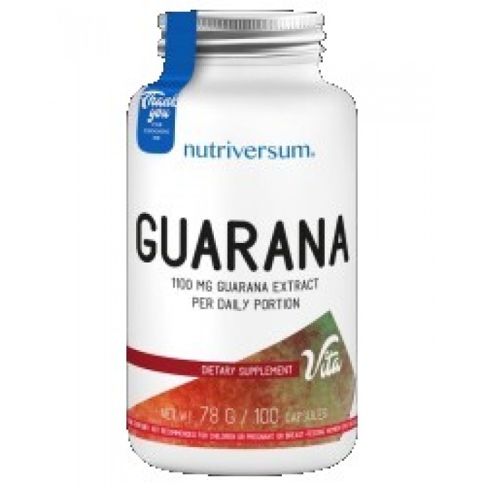 Nutriversum - Guarana Extract 550 mg / 100 caps.
