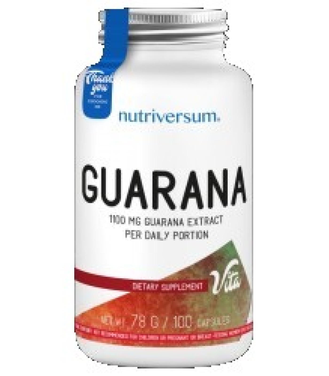 Nutriversum - Guarana Extract 550 mg / 100 caps.