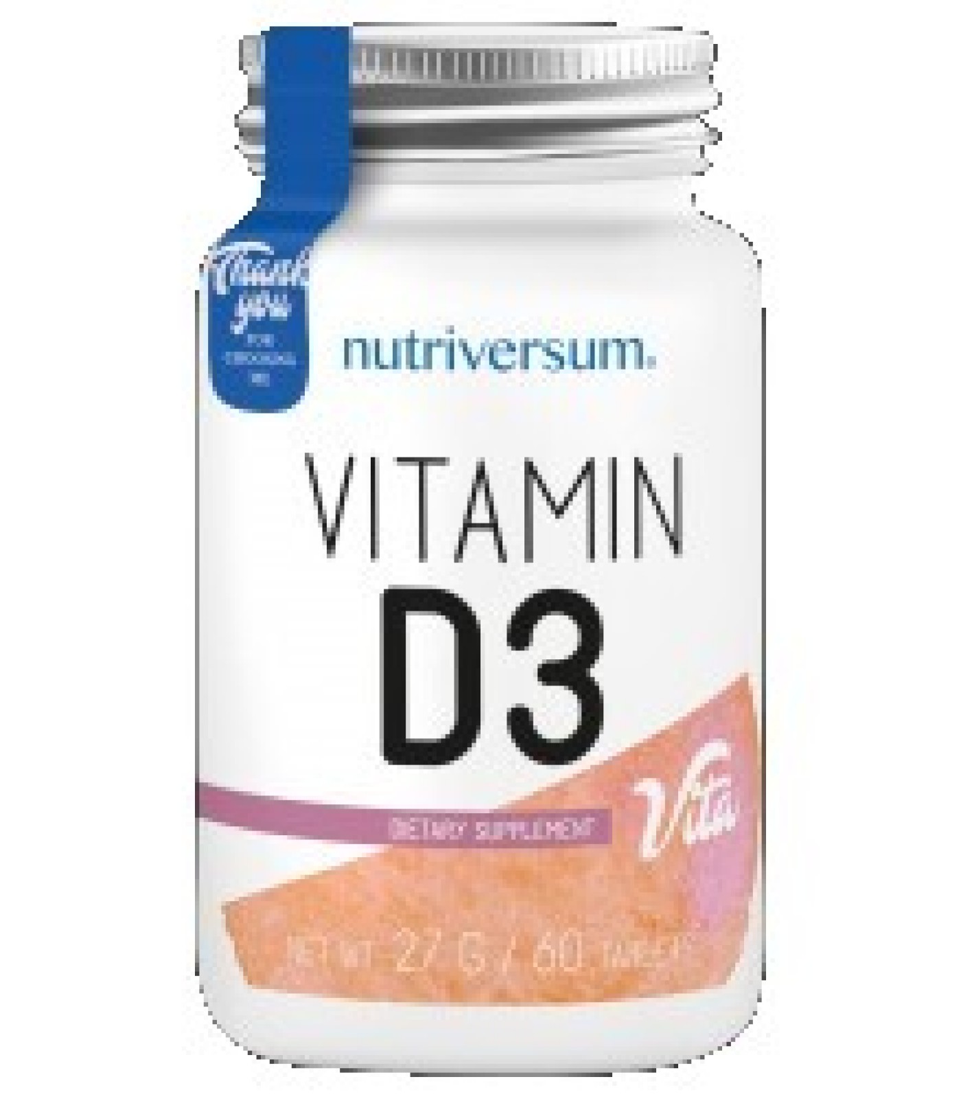 Nutriversum - Vitamin D3 4000 IU / 60 tabs.