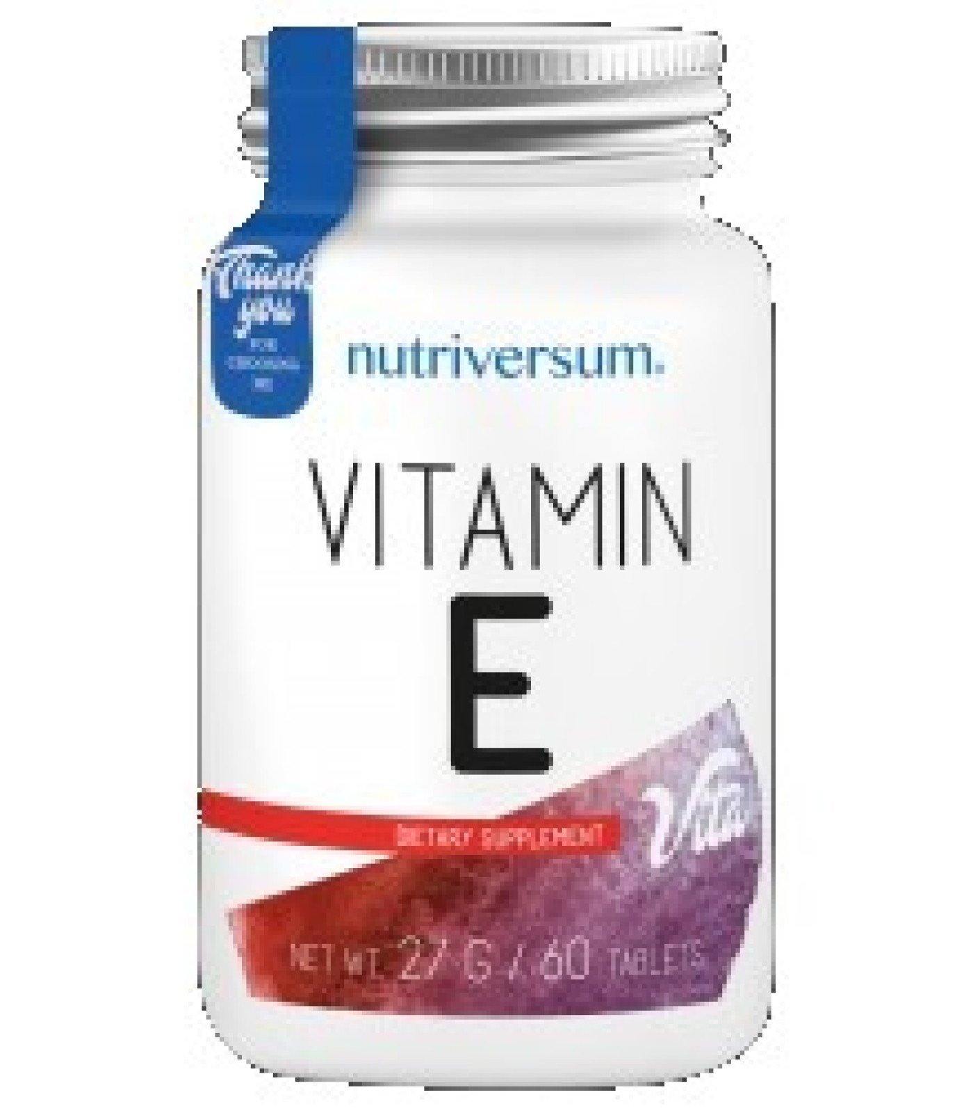 Nutriversum - Vitamin E 60 mg / 60 tabs.