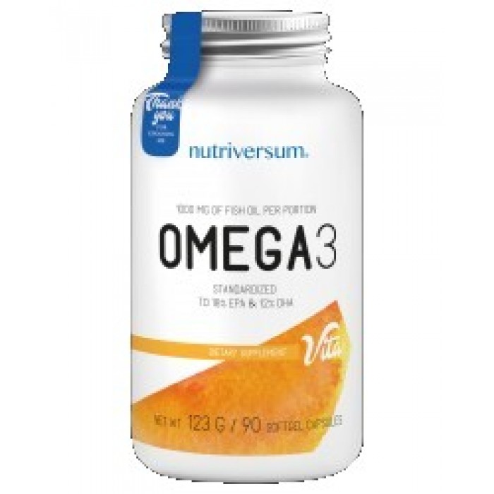 Nutriversum - Omega 3 Fish Oil / 90 soft.