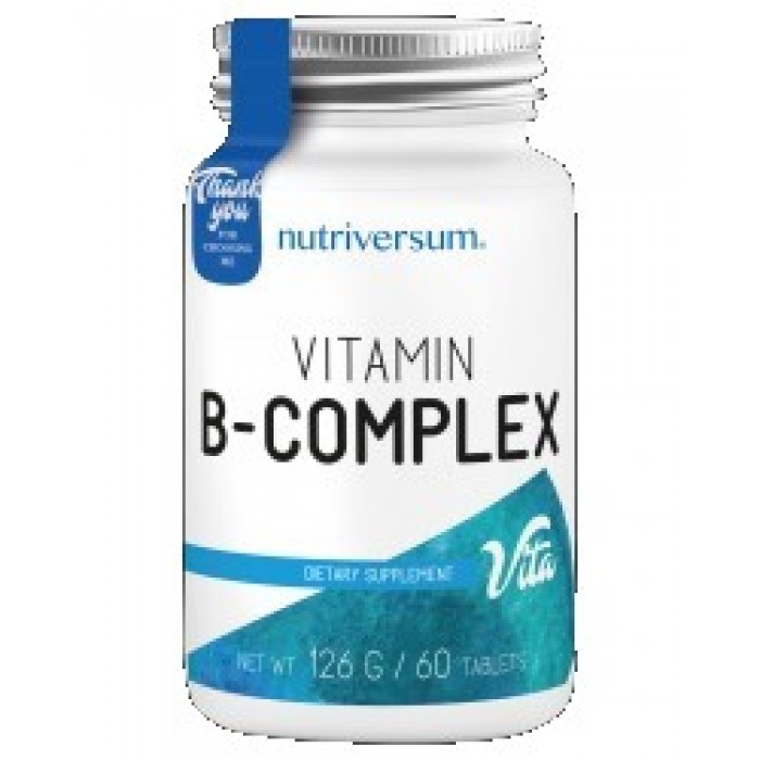Nutriversum - Vitamin B-Complex / 60 tabs.