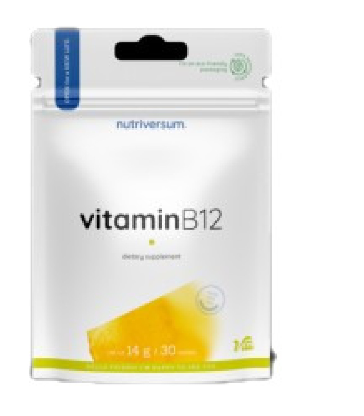 Nutriversum - Vitamin B12 250 mcg | Cyancobalamin / 30 Таблетки, 30 дози