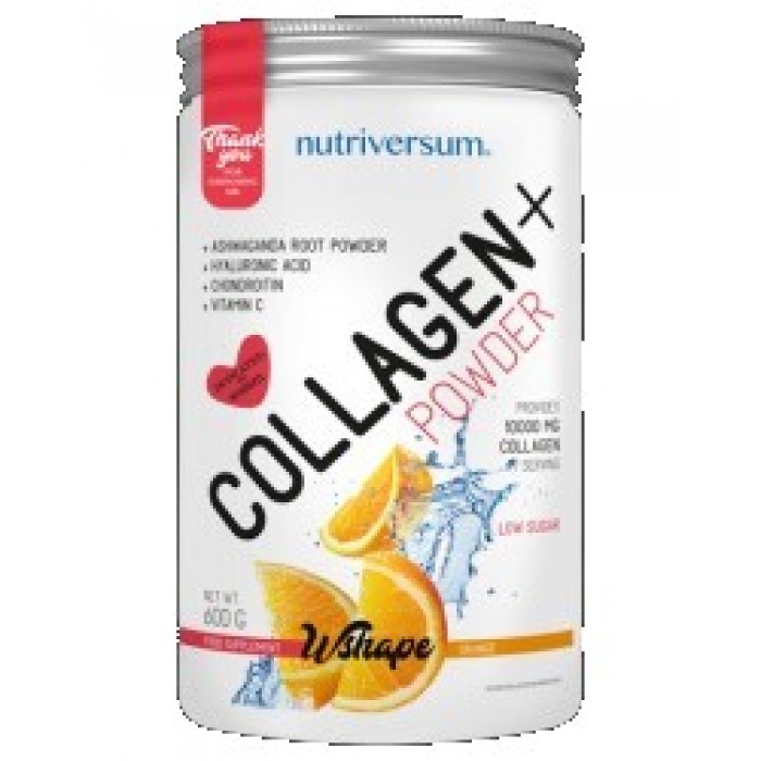 Nutriversum - Collagen+ Powder | with Ashwagandha, Hyaluronic Acid, Chondroitin & Vitamin C / 600 gr.