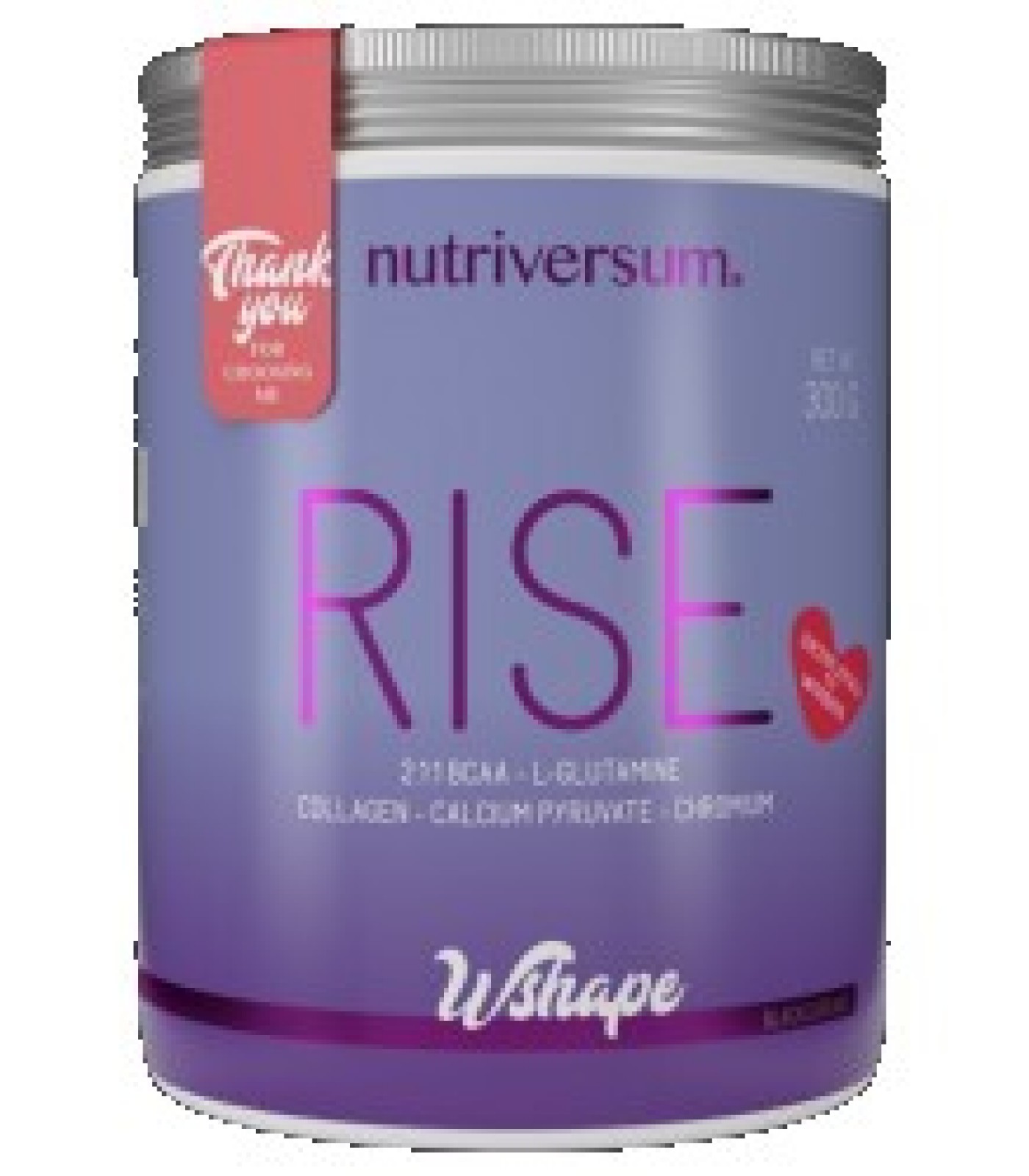 Nutriversum - Rise | BCAA - Glutamine - Collagen | Dedicated to Women / 300 gr.